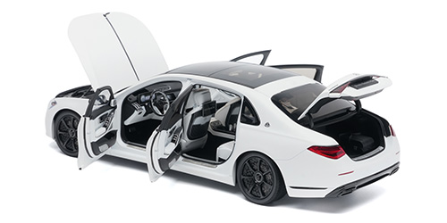 Mercedes-Maybach S-Class 2023 white 1:18 Almost Real