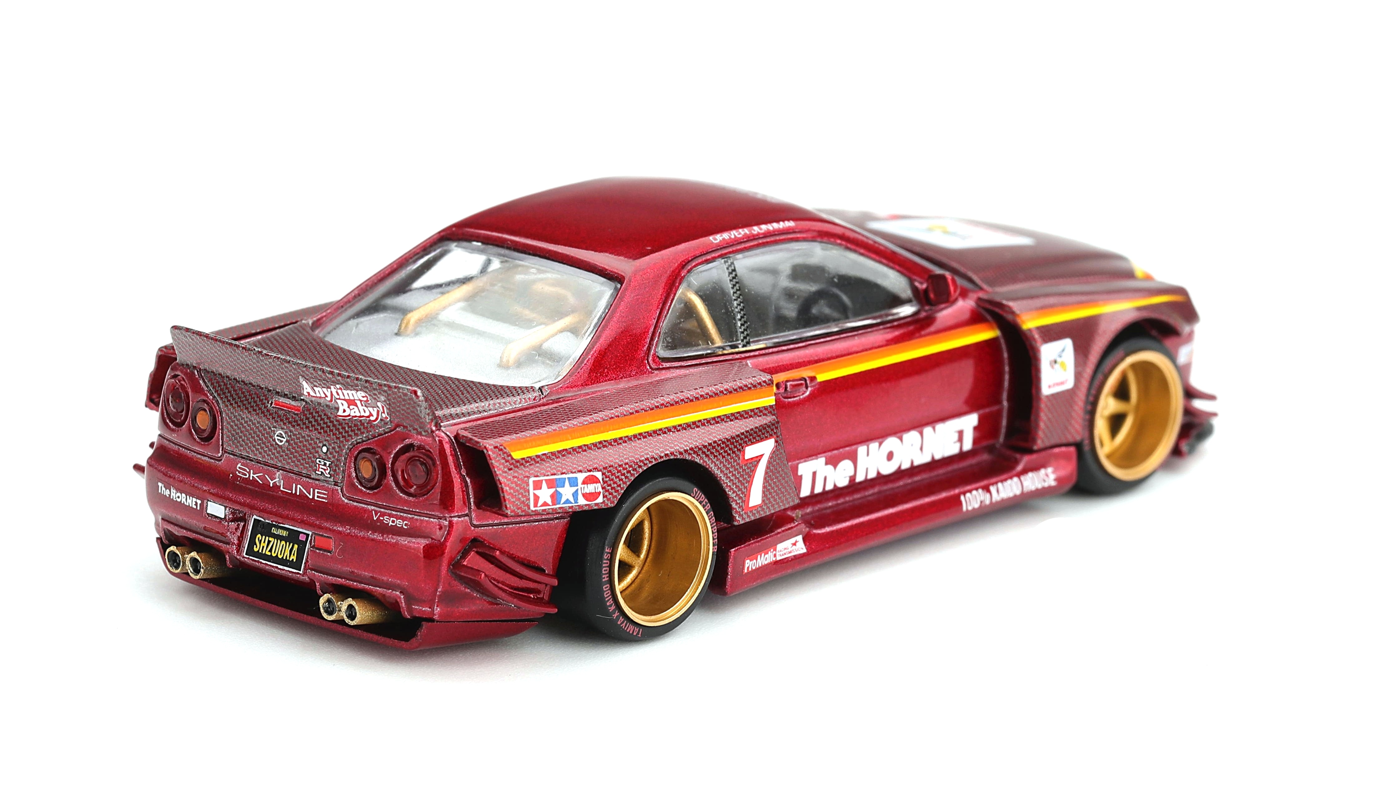 Nissan Skyline GTR (R34) 1999 Tamiya x Kaido House *The Hornet* V2 1:64 Mini GT