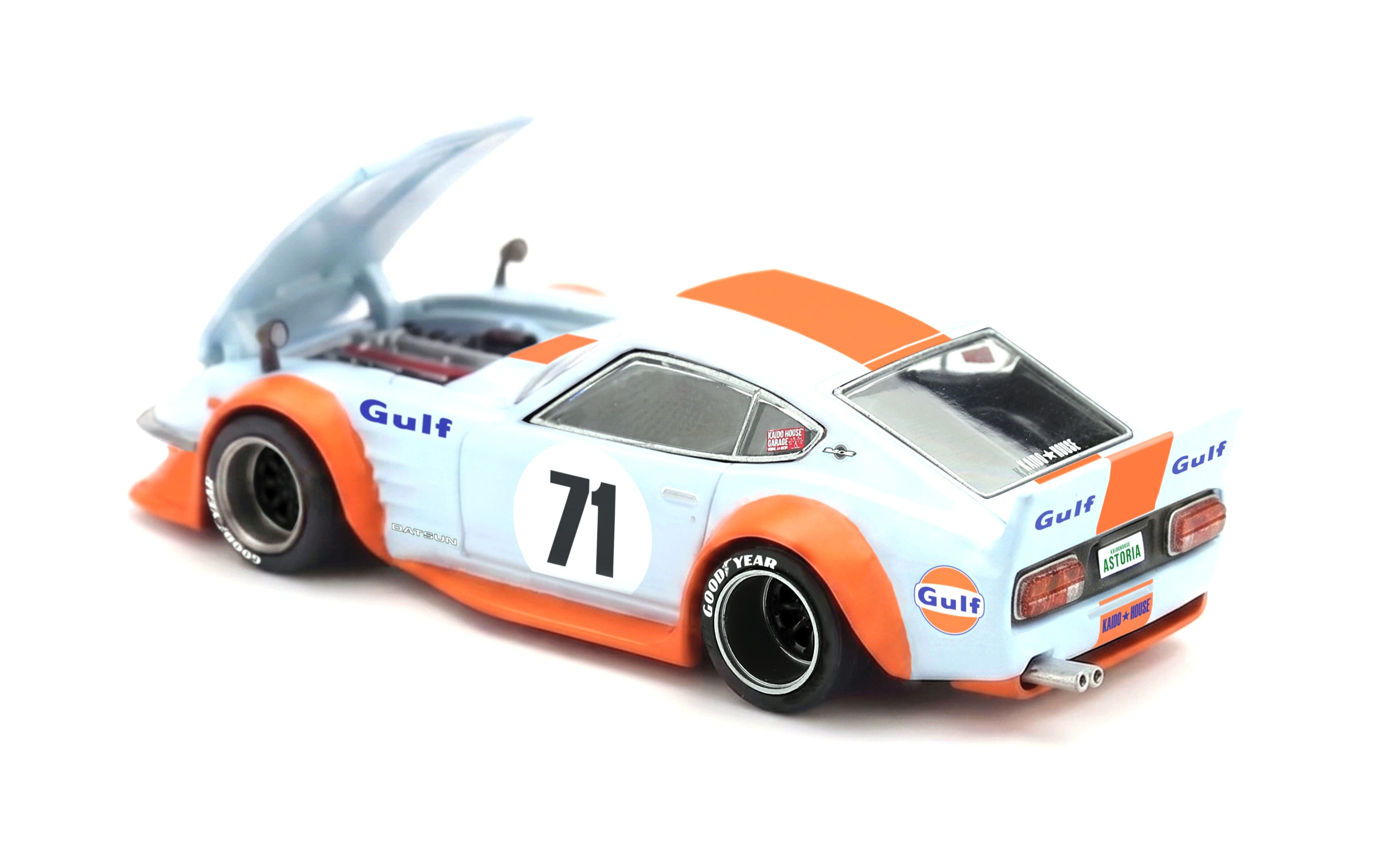 Nissan Fairlady Z 1978 Kaido GT Gulf V1 1:64 Mini GT