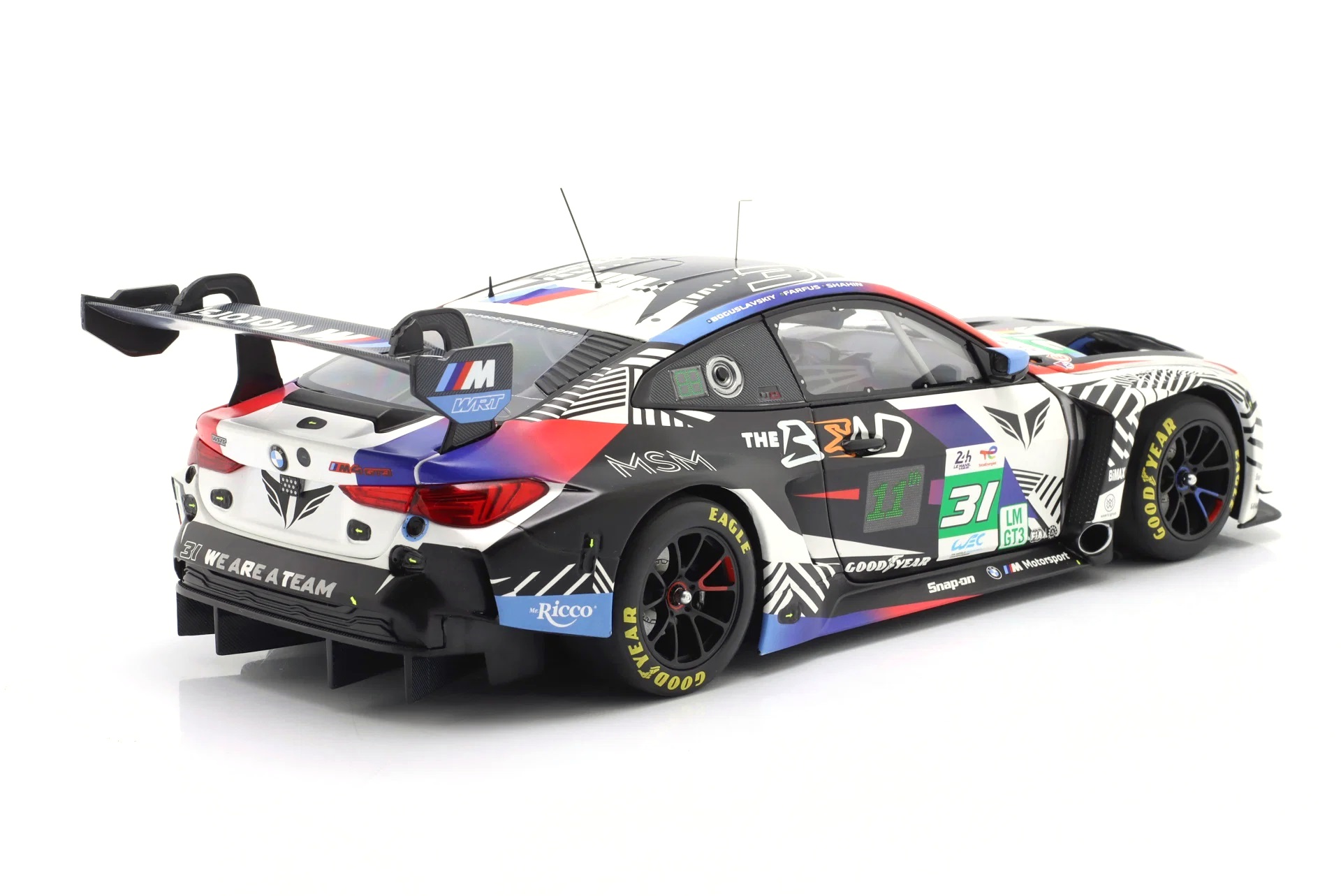 BMW M4 GT3 Evo #31 Boguslawski/ Farfus/ Shahin 8th 24h LeMans 2025 1:18 Minichamps