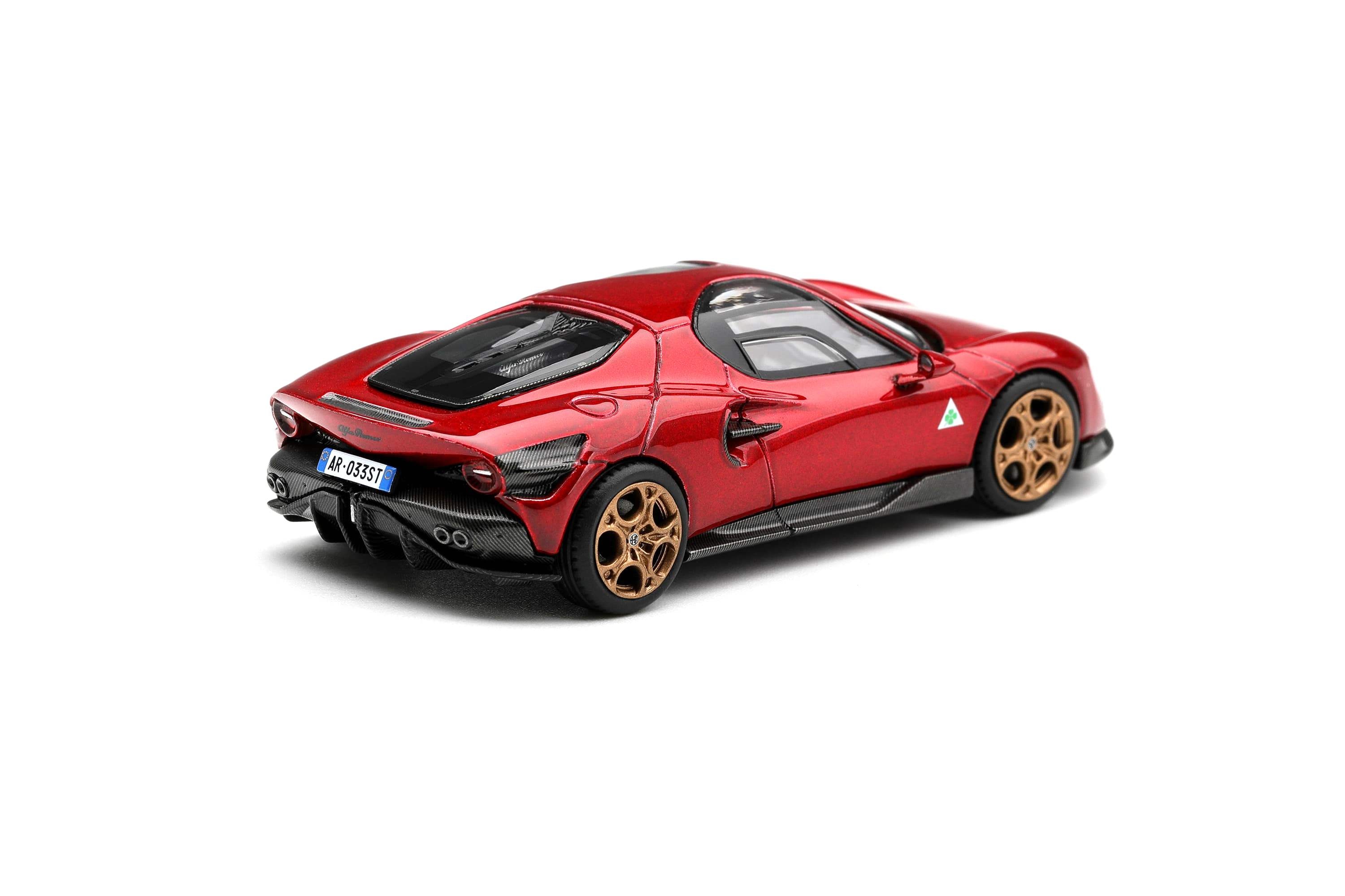 Alfa Romeo 33 Stradale 2025 rosso villa d`este 1:64 B.B.R.