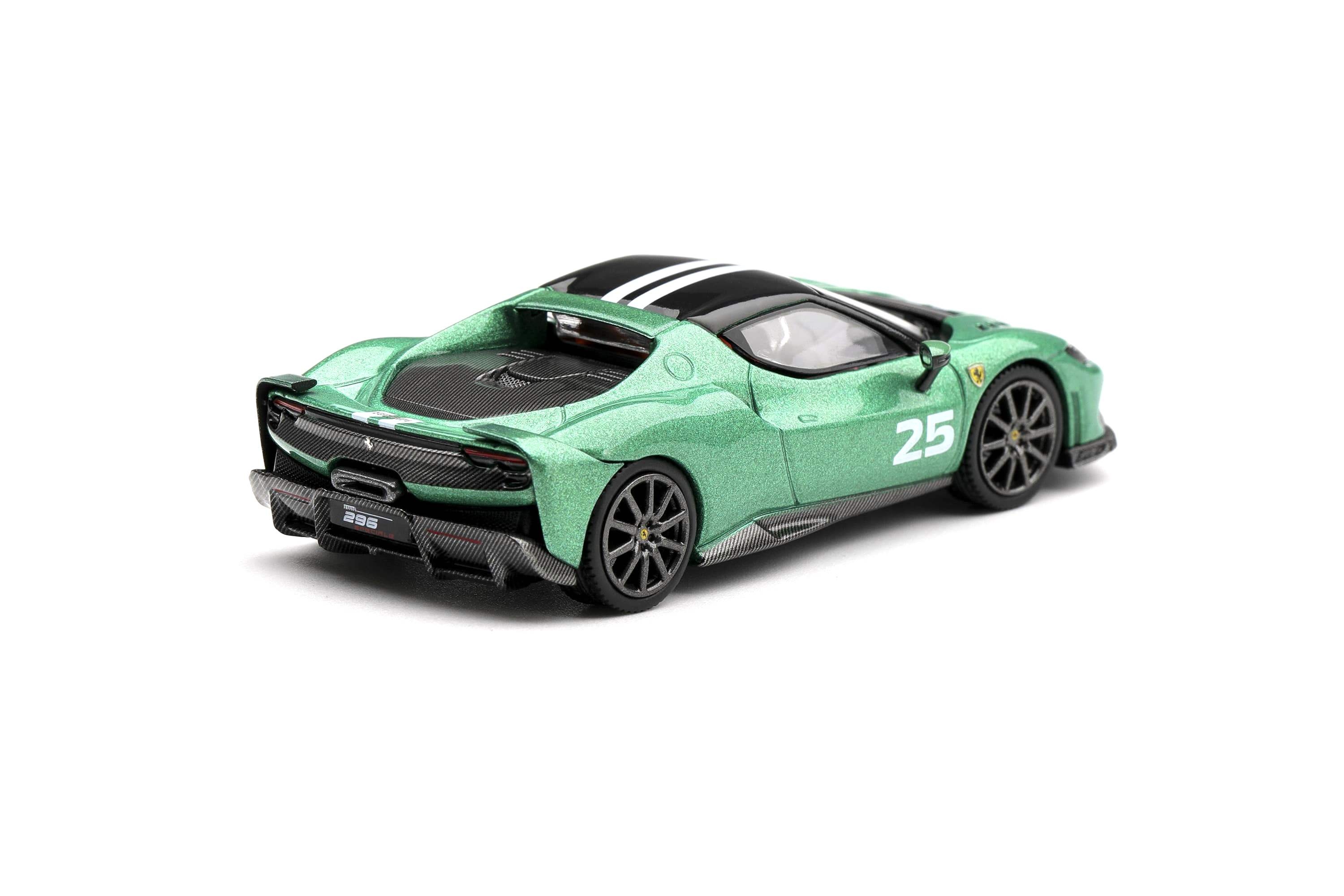Ferrari 296 Speciale 2025 verde nürburgring 1:64 B.B.R.