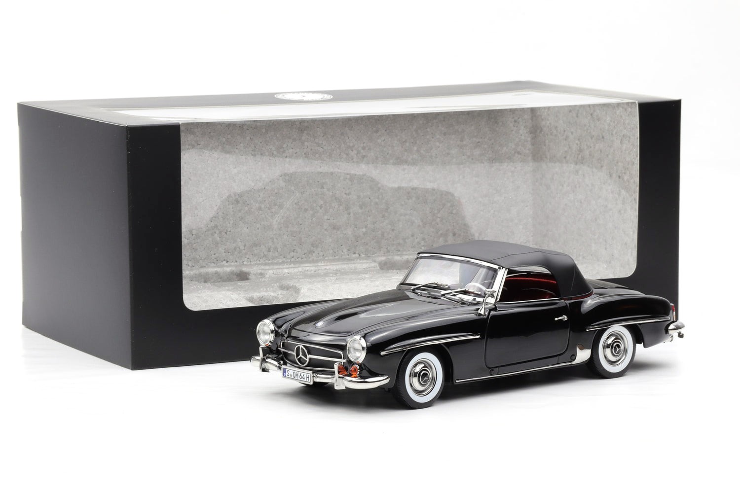 Mercedes-Benz 190 SL W121 black 1:18 Norev