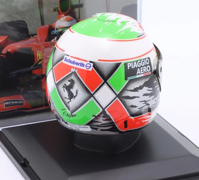 Helmet - Giancarlo Fisichella Scuderia Ferrari #3 F1 2009 1:5 Spark Editions