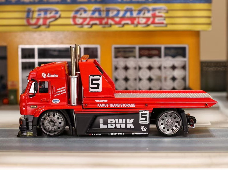 Kamaz Modified Trailer Tilt red 1:64 Street Weapon