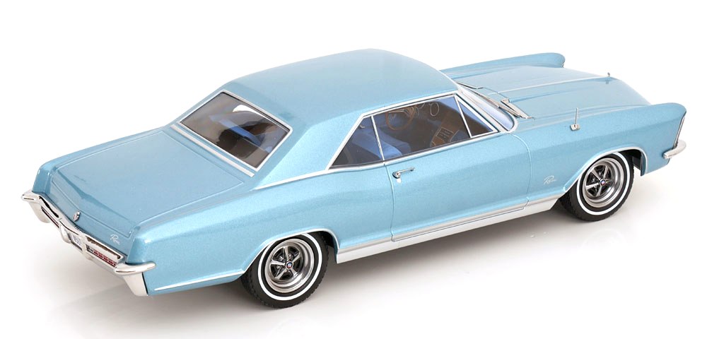 Buick Riviera 1965 light blue metallic 1:18 KK Scale