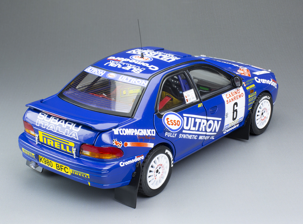 Subaru Impreza 555 #6 Liatti/ Alessandrini Rally San Remo 1995 1:18 Sun Star