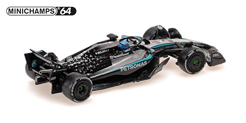 Mercedes-AMG Petronas F1 Team F1 W16 E Perfomance #63 George Russell Winner Canada GP 2025 1:64 Minichamps