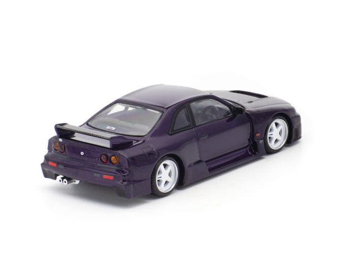 Nissan R33 LM midnight purple 1:64 WORKS