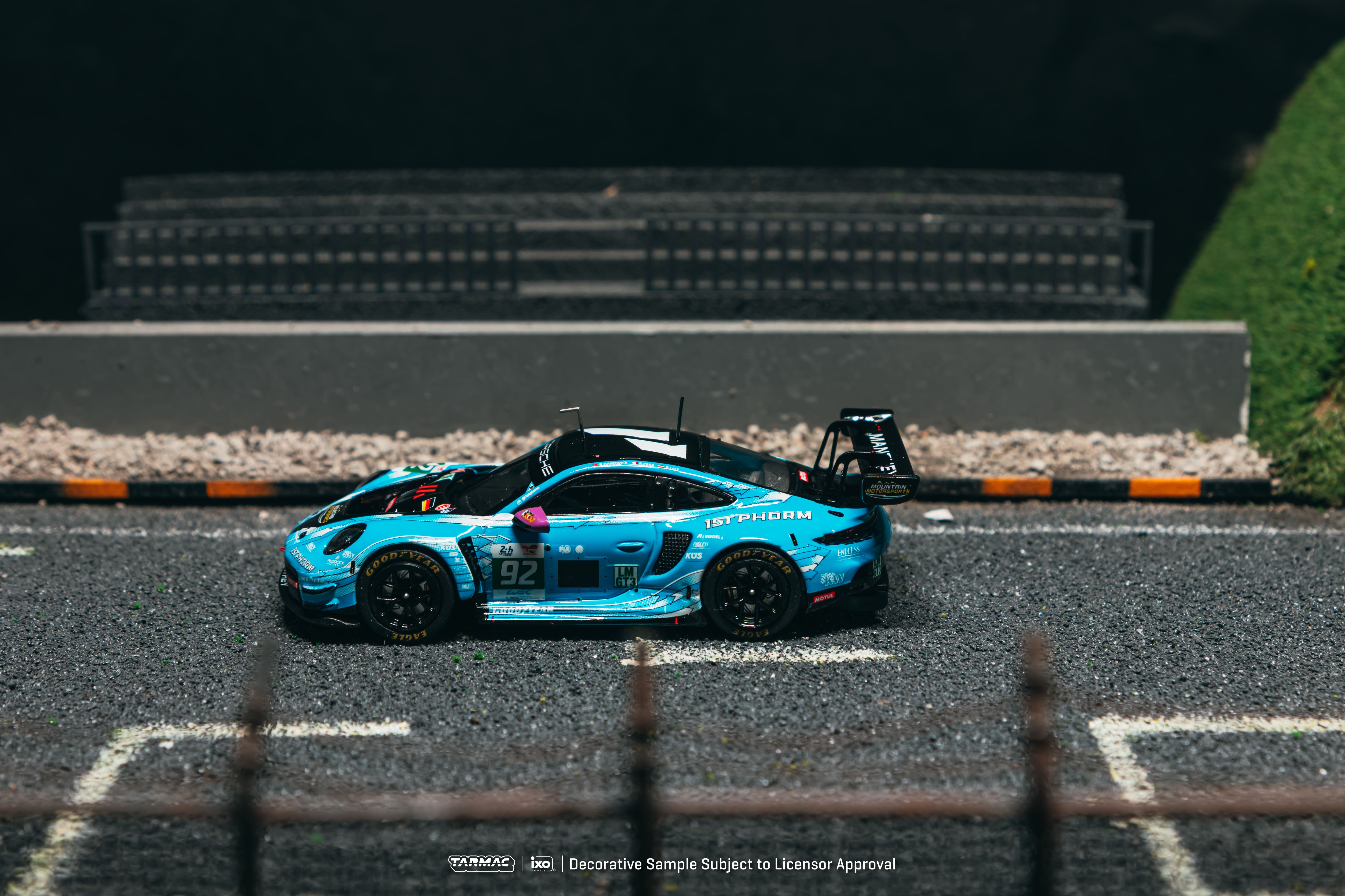 Porsche 911 GT3 R (992) Manthey 1st Phorm #92 R.Hardwick/R.Lietz/R.Pera Winner Of LMGT3 24 Hours Of Le Mans 2025 1:64 Tarmac