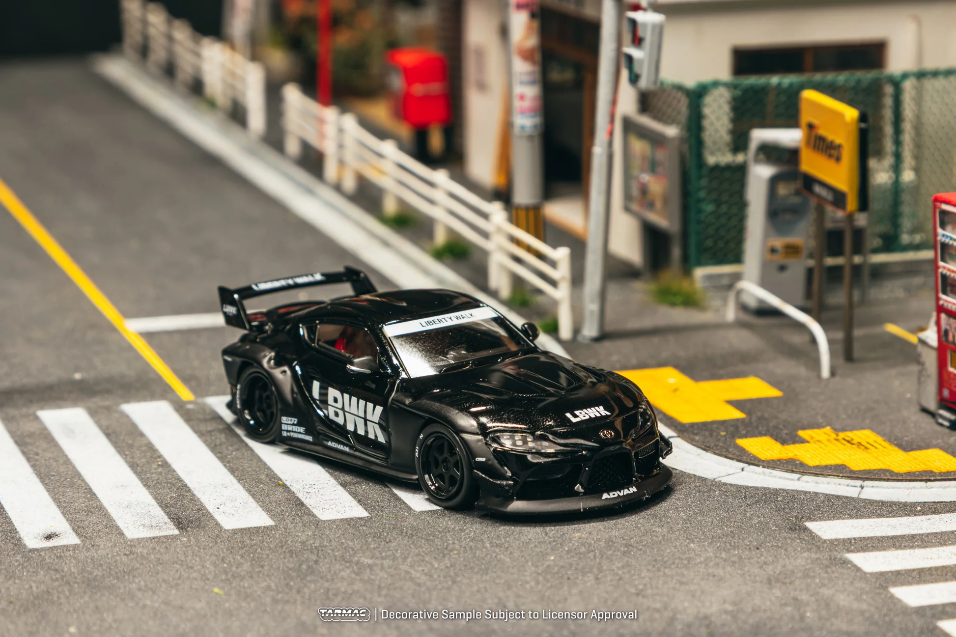 Toyota Supra (A90) LB-Works 2025 black 1:64 Tarmac