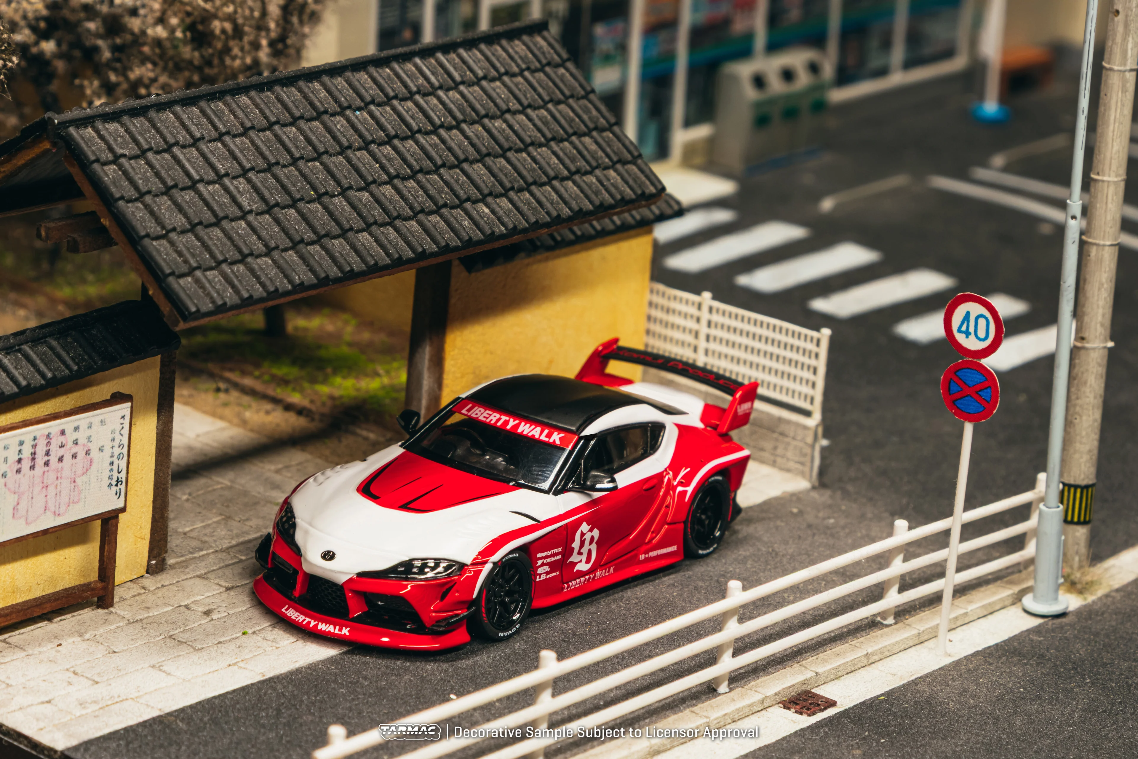 Toyota Supra (A90) LB-Works 2025 red 1:64 Tarmac