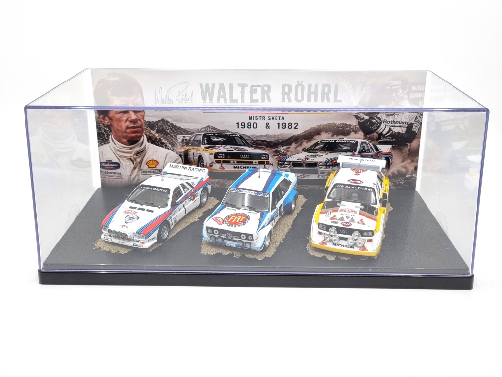 Walter Röhrl Set Audi/Fiat/Lancia 1:43 CMR