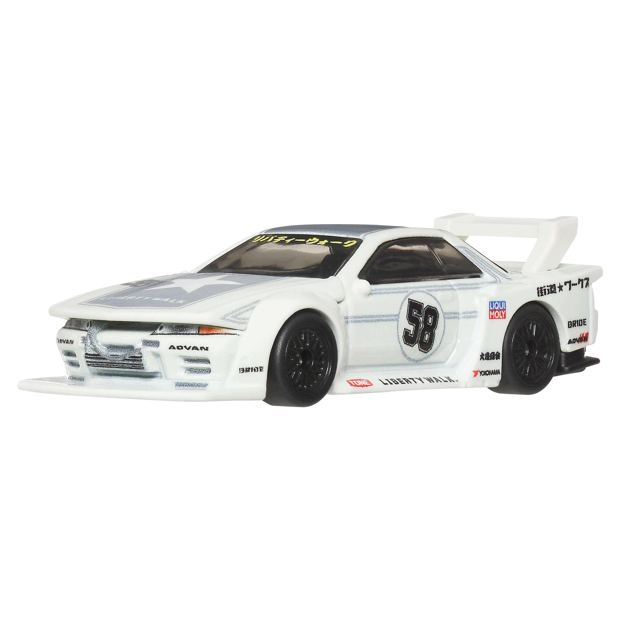Nissan R32 Skyline GT-R LB-Kaido Works *Aéro Styles* white 1:64 HotWheels
