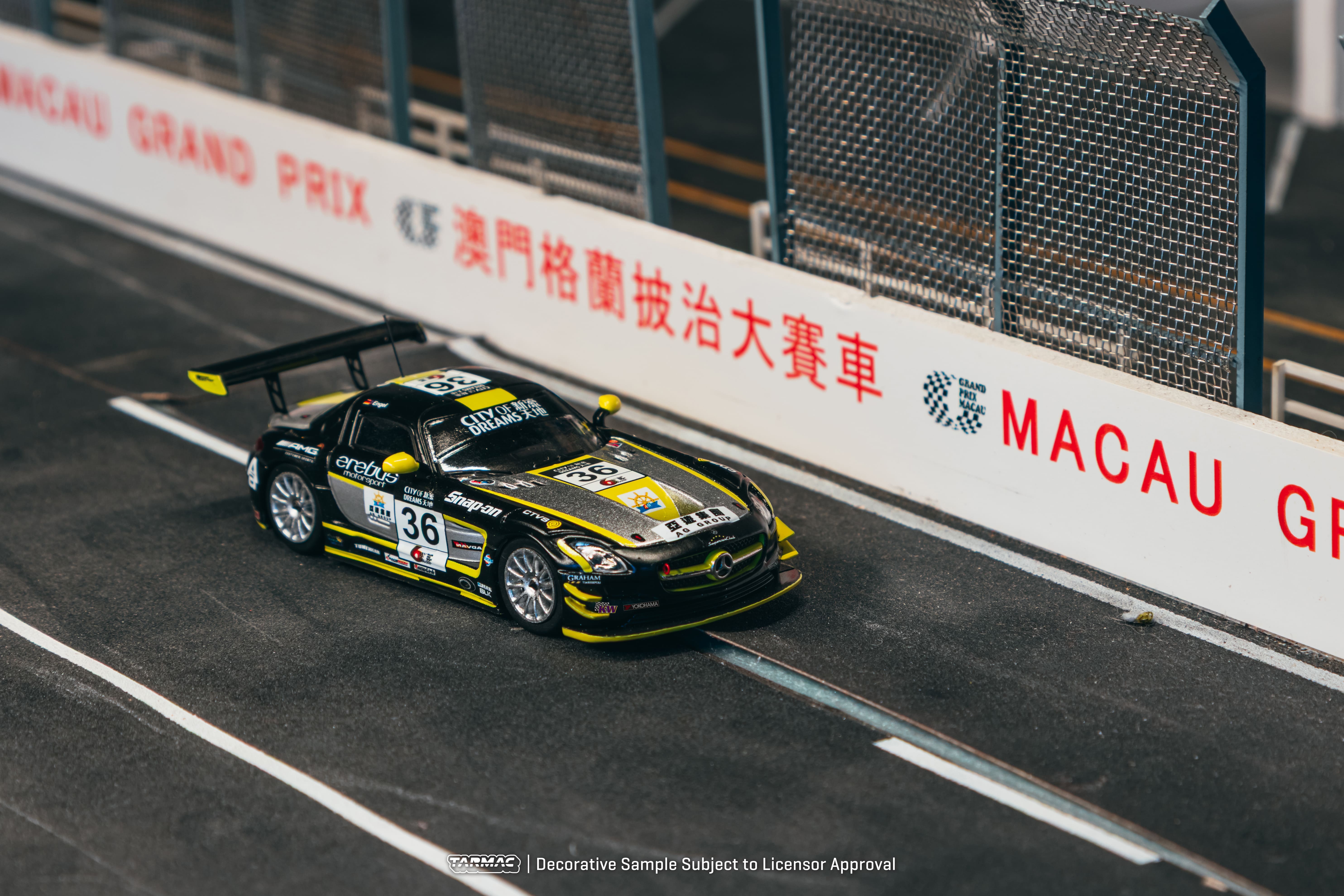 Mercedes-Benz SLS AMG GT3 #36 M.Engel Macau GT Cup 2013 1:64 Tarmac