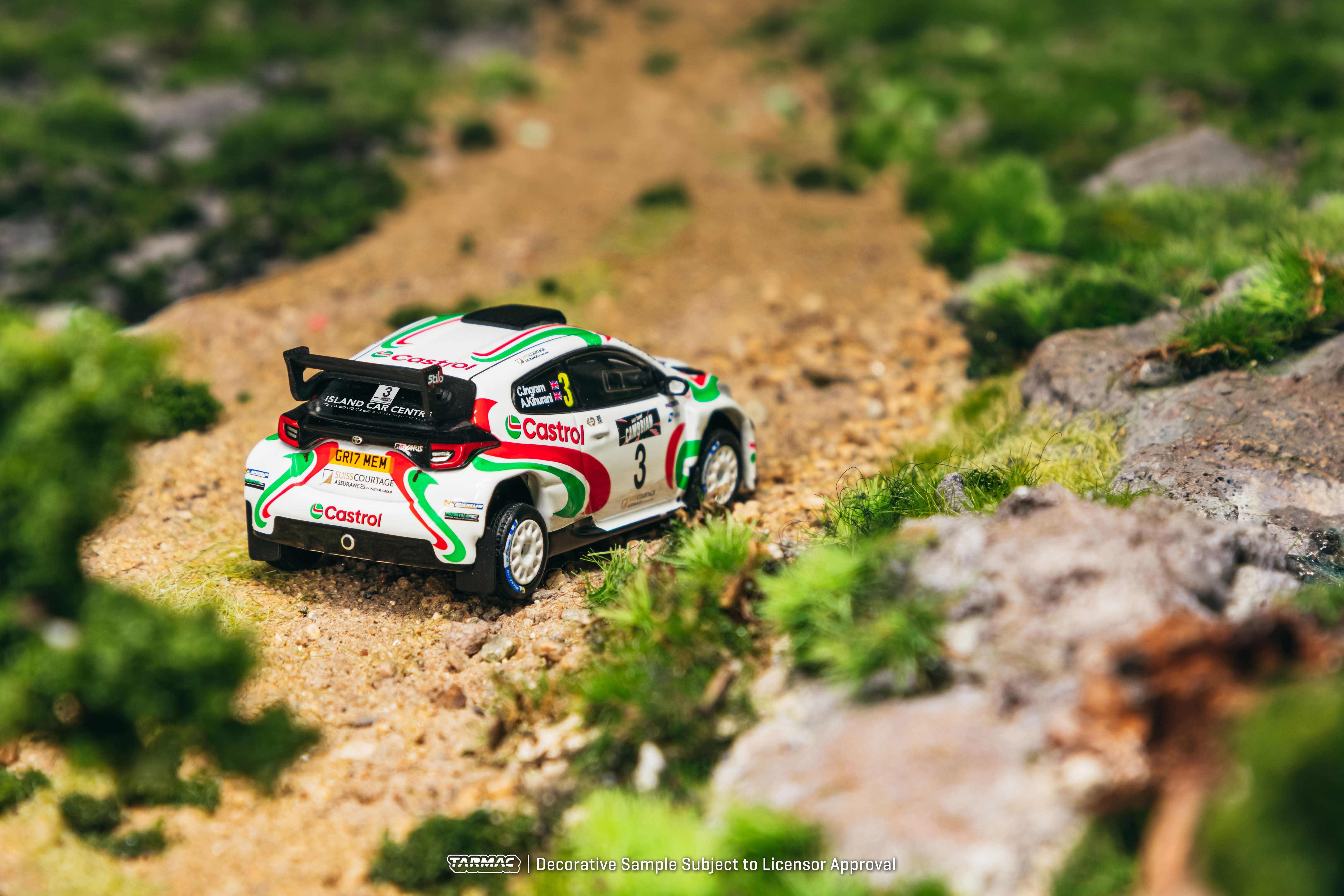 Toyota Yaris GR Rally2 Hybrid Castrol MEM Rally Team #3 Ch.Ingram/A.Kihurani Champion British Rally Championship 2024 1:64 Tarmac