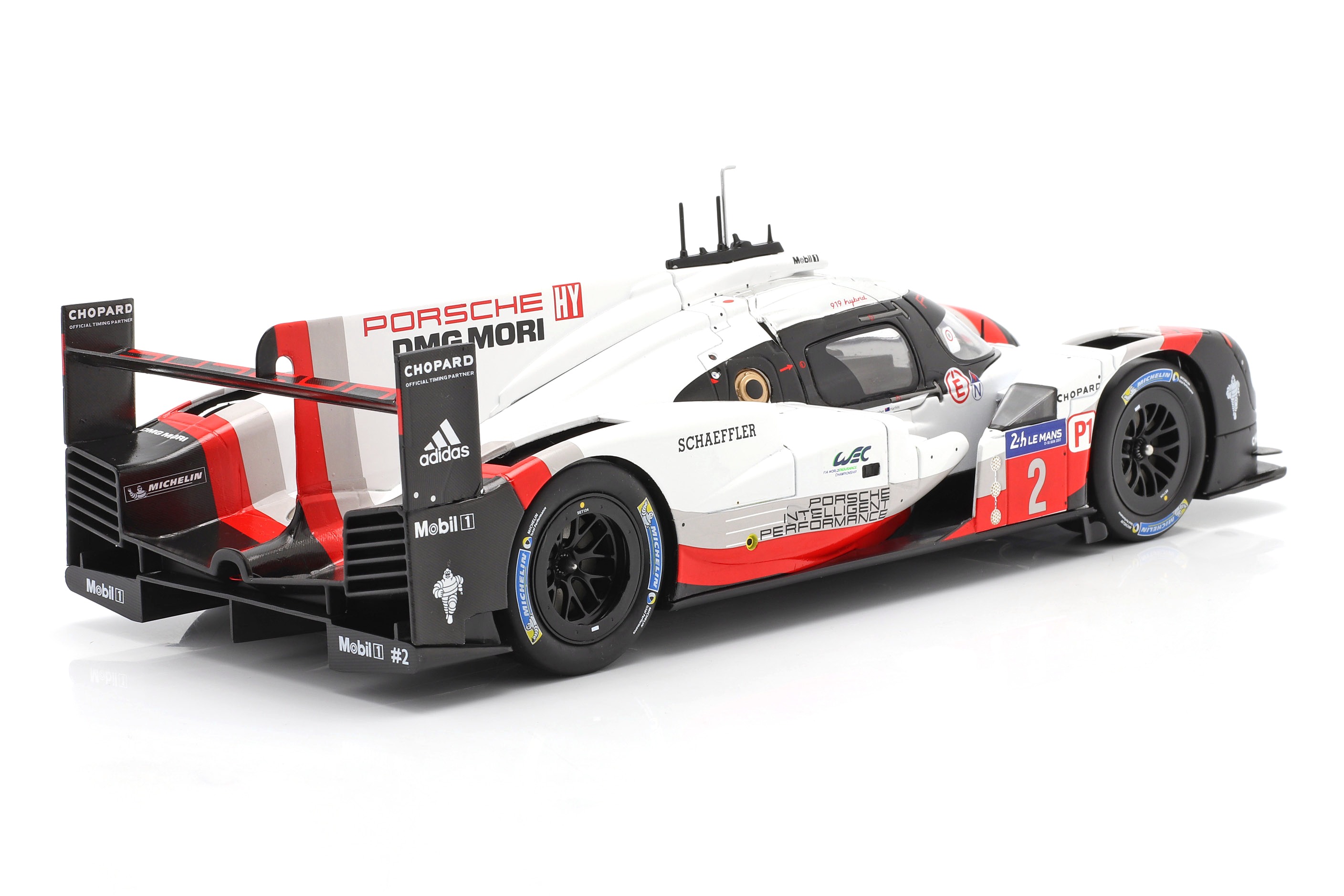 Porsche 919 Hybrid #2 Bernhard/ Hartley/ Bamber Winner 24H Le Mans 2017 1:18 Ixo Models