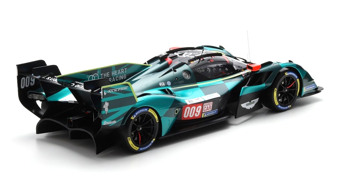 Aston Martin Valkyrie Thor Team #009 Riberas/ Sorensen/ De Angelis 24H Le Mans 2025 1:8 Spark