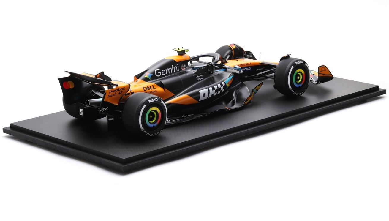 McLaren MCL39 #4 L.Norris 3rd Abu Dhabi GP 2025 F1 Drivers' World Champion 2025 1:8 Spark