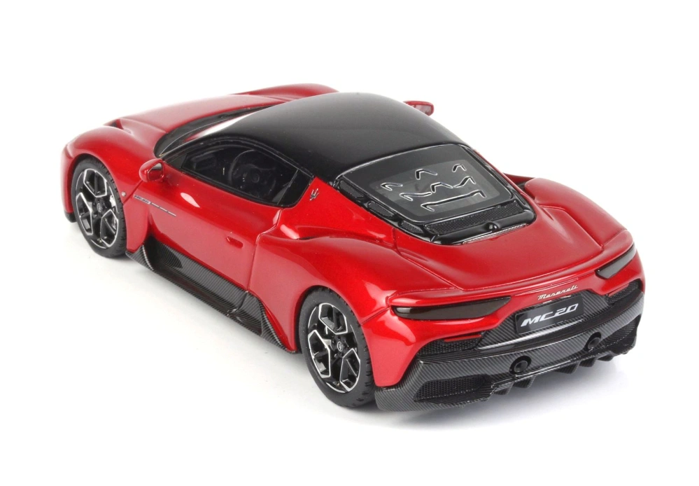 Maserati MC20 2020 red metallic/gloss black roof 1:43 B.B.R.