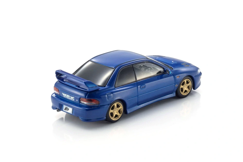 Subaru Impreza WRX *Initial D* 1995 With Led blue 1:64 Kyosho