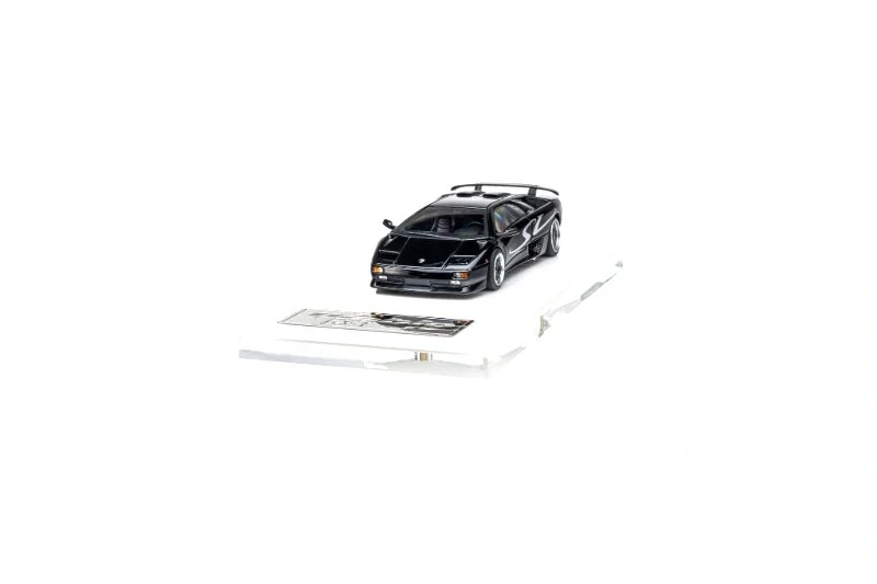 Lamborghini Custom Diablo SV metallic black 1:64 Microturbo