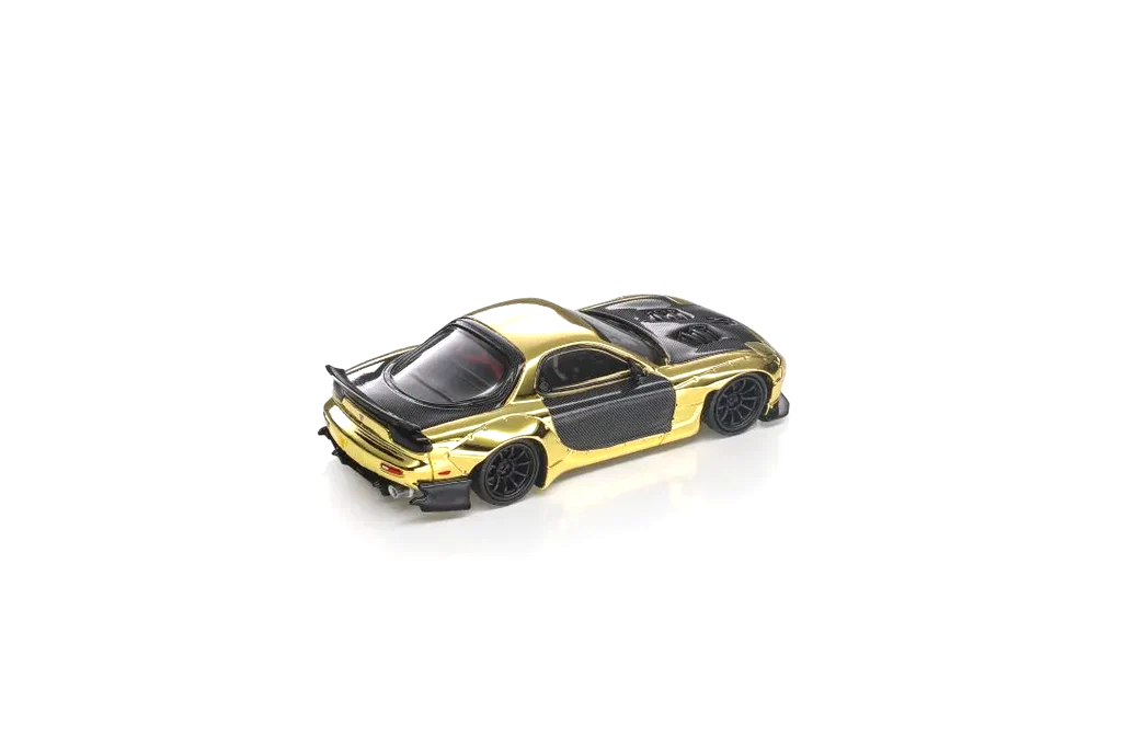 Mazda RX7 FD Pandem Rocket Bunny HKTCS 2026 gold/black 1:64 ModelModel