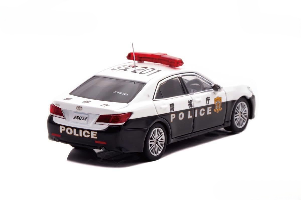 Toyota Crown Athlete (GRS214) Traffic Police Car Tokyo MPD white/black 1:64 Rai's