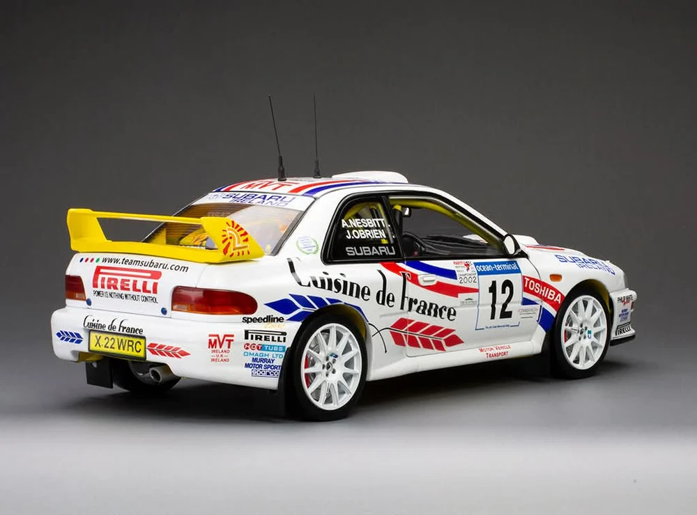 Subaru Impreza WRC S6 #12 A.Nesbitt/J.O'Brien Winner Jim Clark Memorial Rally 2002 1:18 Sun Star