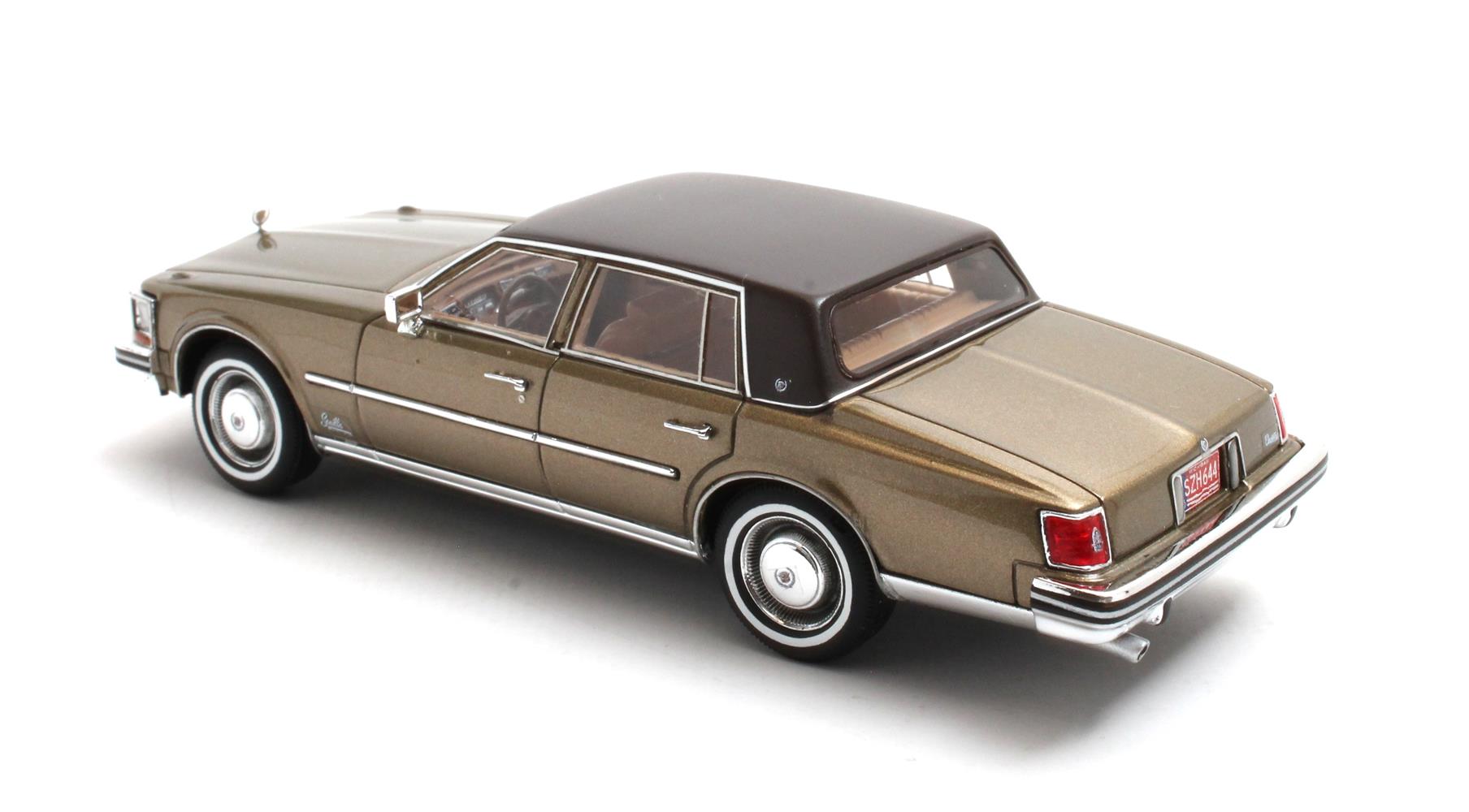 Cadillac Seville 1976 brown/gold 1:43 Matrix Scale Models