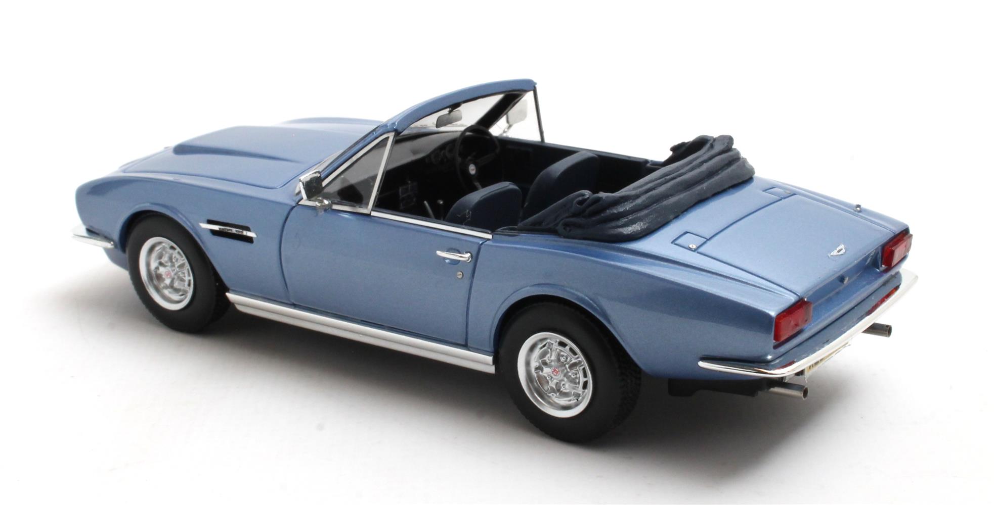 Aston Martin DBS Banham Cabriolet Open 1973 blue metallic 1:43 Matrix Scale Models