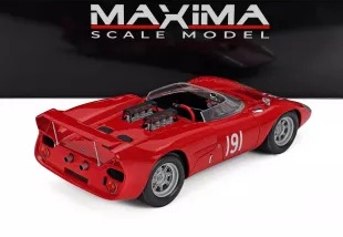 De Tomaso Ghia Sport 5000 #191 R.Bussinello 500KM Mugello 1966 1:18 Maxima