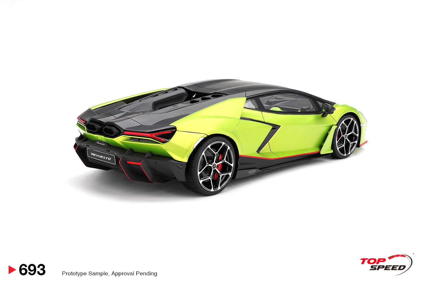 Lamborghini Revuelto 2026 verde citrea matt 1:18 TopSpeed Models