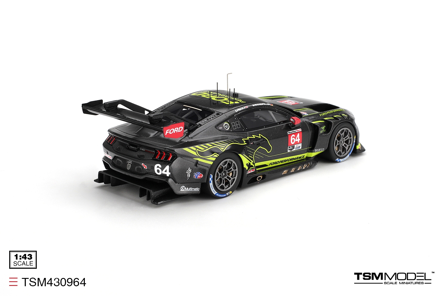 Ford Mustang GT3 Ford Multimatic Motorsports #64 Rockenfeller/ Priaulx Vir 2025 1:43 TSM Model