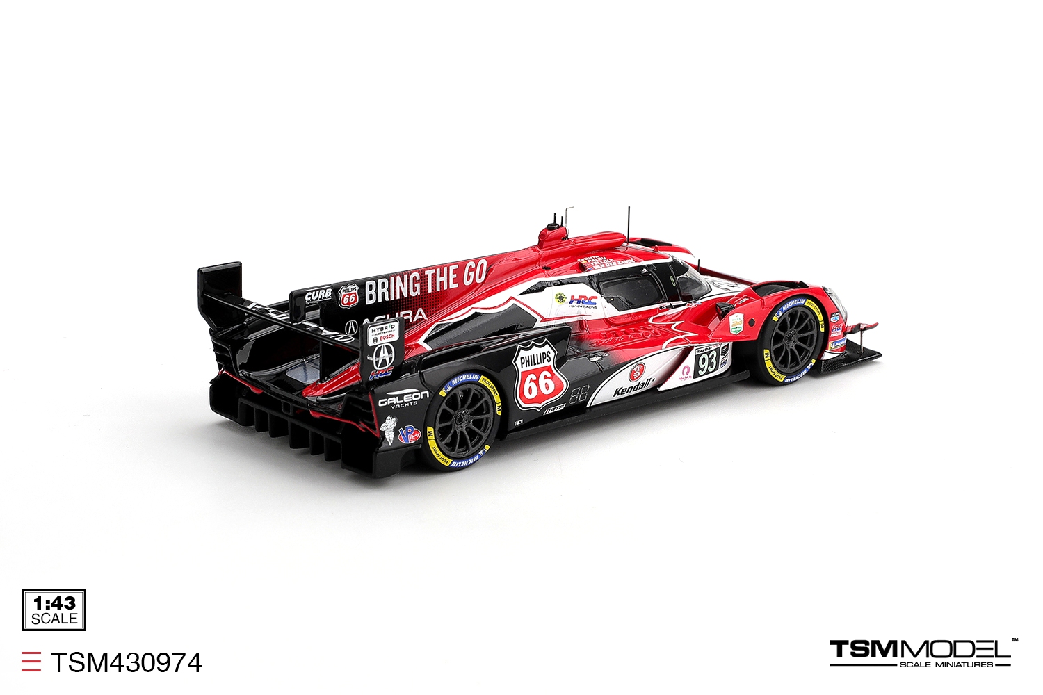 Acura ARX-06 Acura Meyer Shank Racing #93 Yelloly/ van der Zande/ Palou/ Ohta 24H Daytona 2026 1:43 TSM Model
