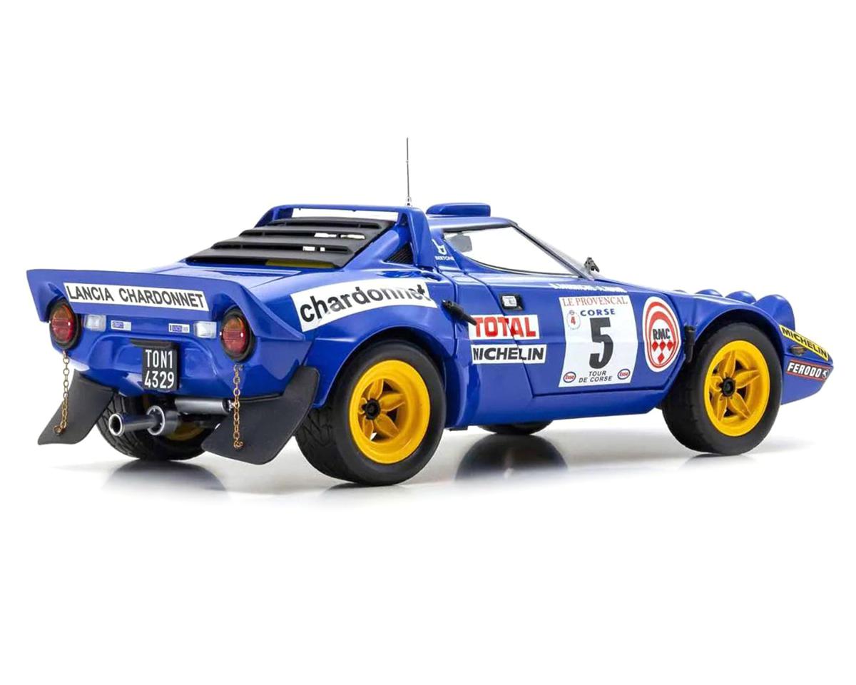 Lancia Stratos HF #5 Darniche/Mahe 2nd Rally Tour de Corse 1976 night version 1:18 Kyosho