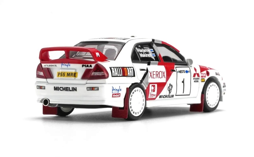 Mitsubishi Lancer Evolution IV GSR #1 Mäkinen/ Harjanne Winner Rally Finland 1997 1:64 Motorhelix