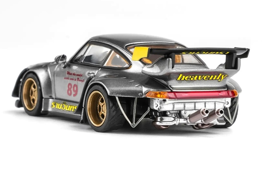 Porsche 911 993 RWB Rauh Welt #89 Ramintra Coupe 1993 Blister Packaging 1:64 Motorhelix
