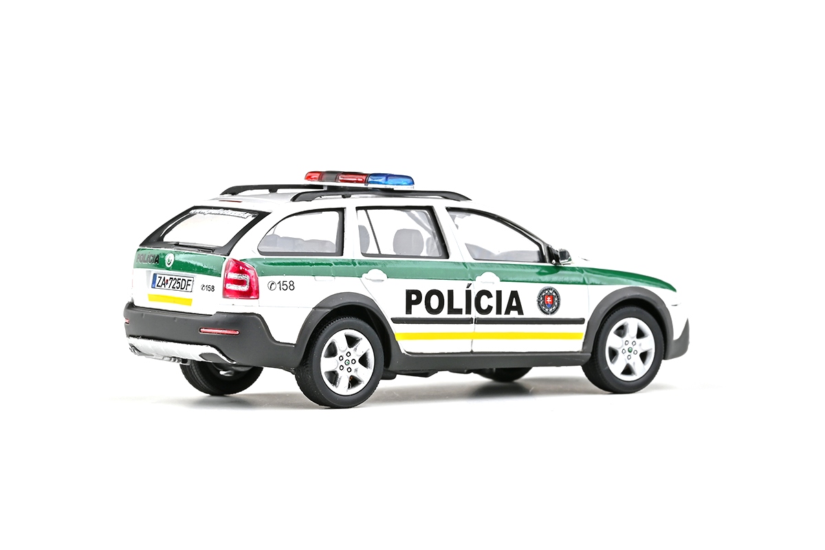Škoda Octavia II Combi Scout 2007 Policie Slovensko 1:43 Abrex