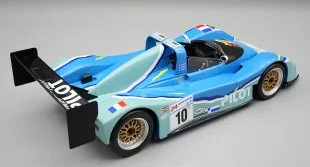 Ferrari F333 SP F310E 4.0L V12 Team Pilot Racing #10 Ferte/ Fabre/ Migault 24H Le Mans 1998 1:18 Tecnomodel