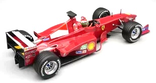 Ferrari F399 Scuderia Ferrari #4 E.Irvine Winner Australian GP 1999 with Pilot Figurine 1:18 Tecnomodel