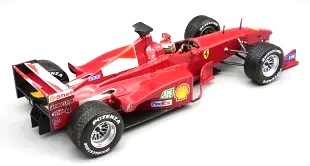 Ferrari F399 Scuderia Ferrari #4 E.Irvine French GP 1999 Rain Tyres with Pilot Figurine 1:18 Tecnomodel