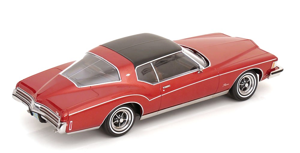 Buick Riviera *The Rockford Files TV Series* 1973 red metallic/black 1:18 KK Scale