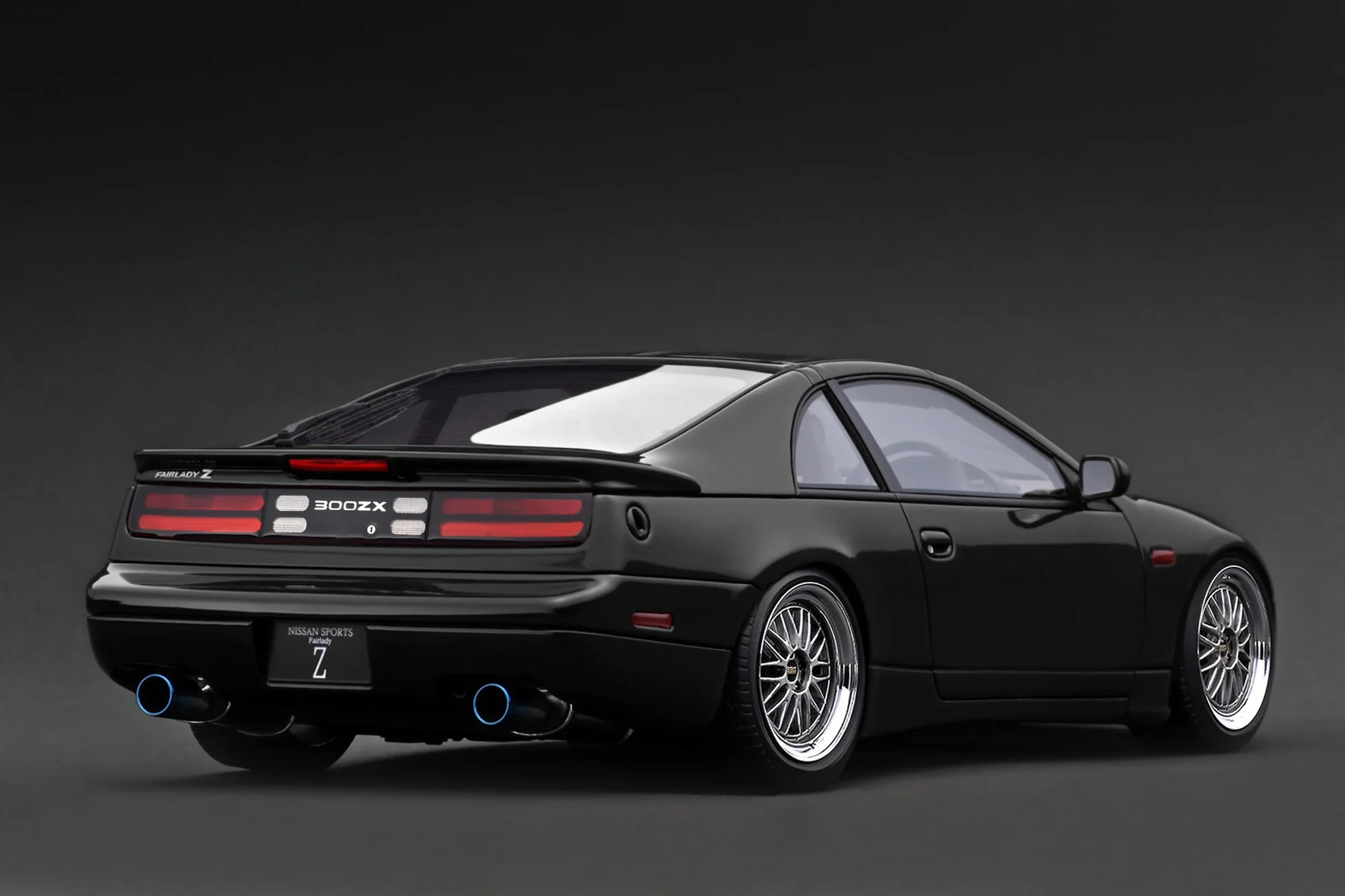 Nissan Fairlady Z 2by2 Z32 black 1:18 Ignition Model