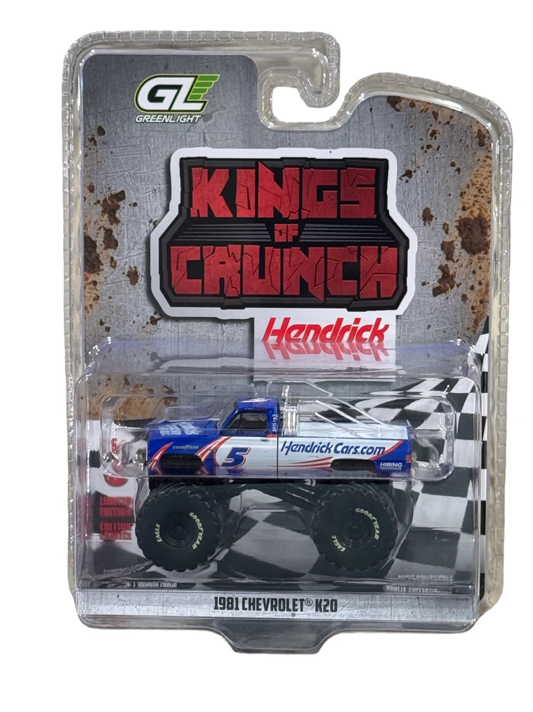 Chevrolet K20 Monster Truck 1981 #5 HendrickCars.com *Kings Of Crunch - Hendrick Motorsports* 1:64 Greenlight