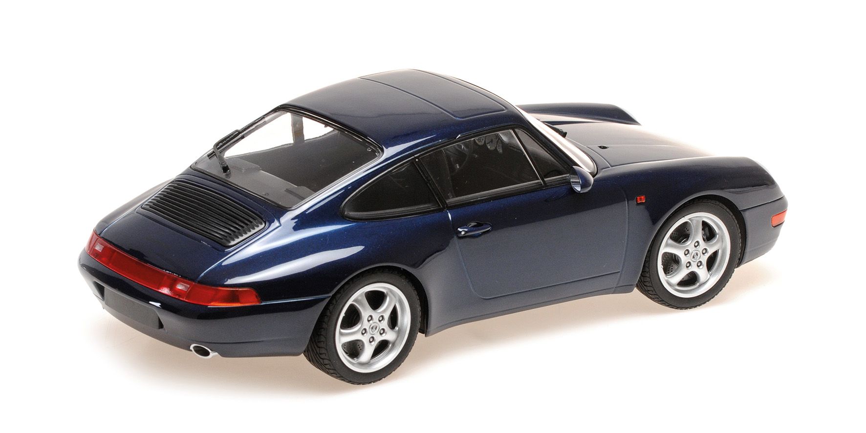 Porsche 911 (993) 1993 blue metallic 1:18 Minichamps 