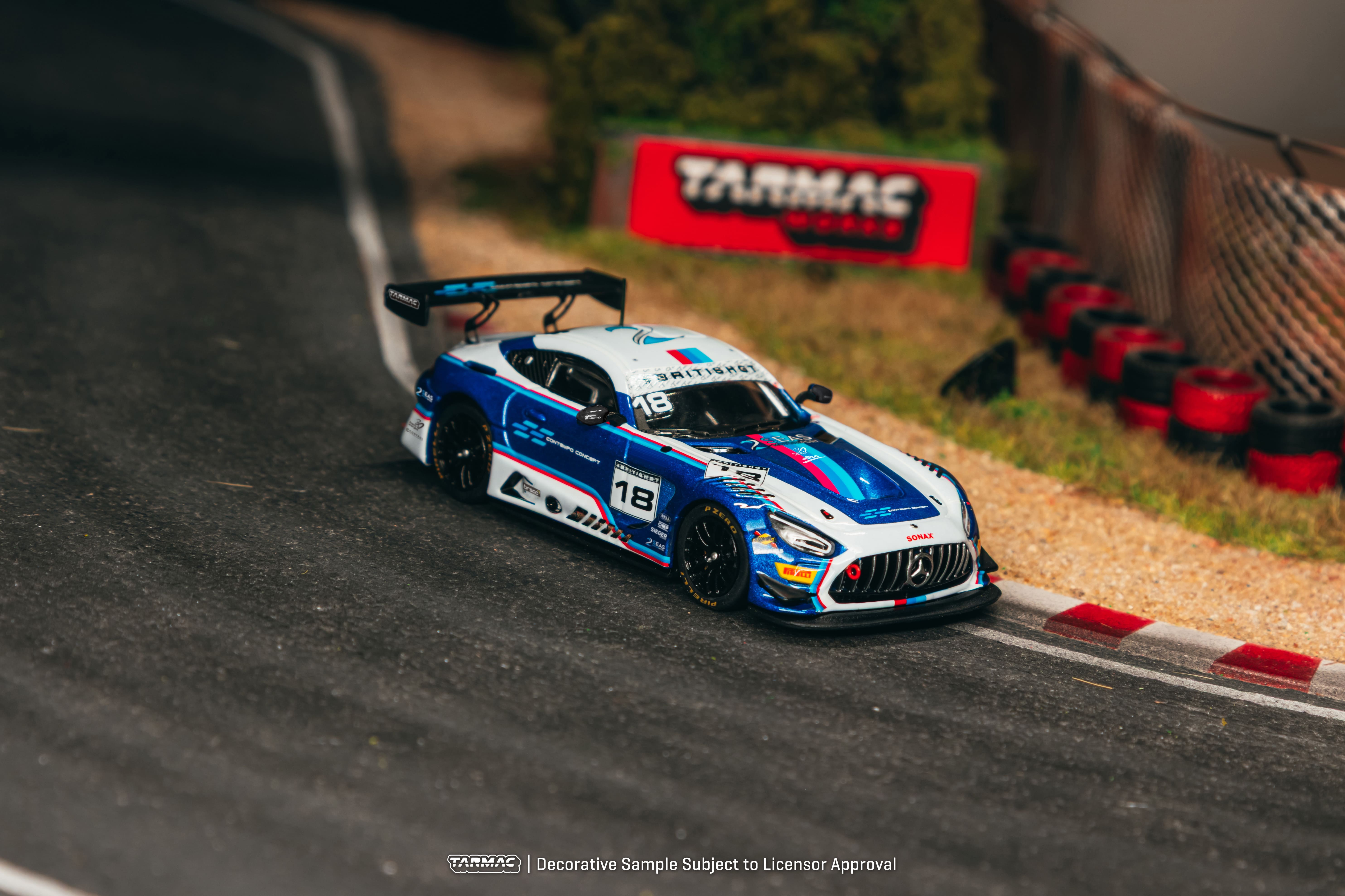 Mercedes-AMG GT3 2 Seas Motorsport #18 K.Tse/B.Green/Ch.Lulham British GT Championship 2026 1:64 Tarmac