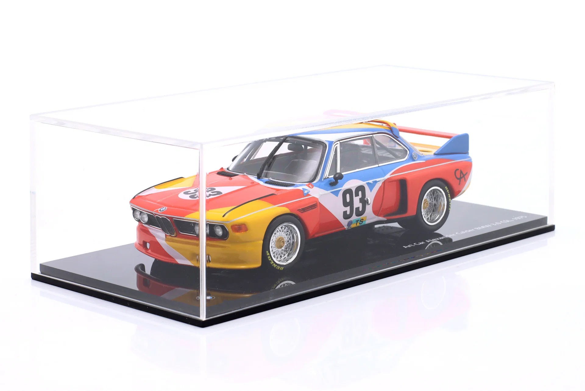 BMW 3.0 CSL Art Car #93 Alexander Calder 24h LeMans 1975 1:43 Norev