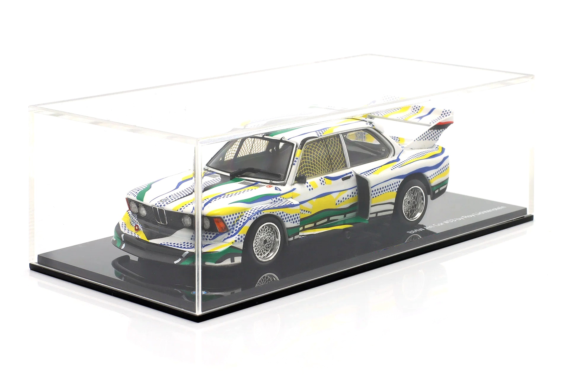 BMW 320i E21 Turbo Gr.5 Art Car #50 Roy Lichtenstein 24h LeMans 1977 1:43 Norev