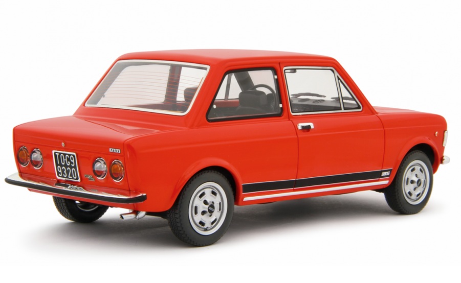 Fiat 128 Rally 1972 red 1:18 Laudoracing Model